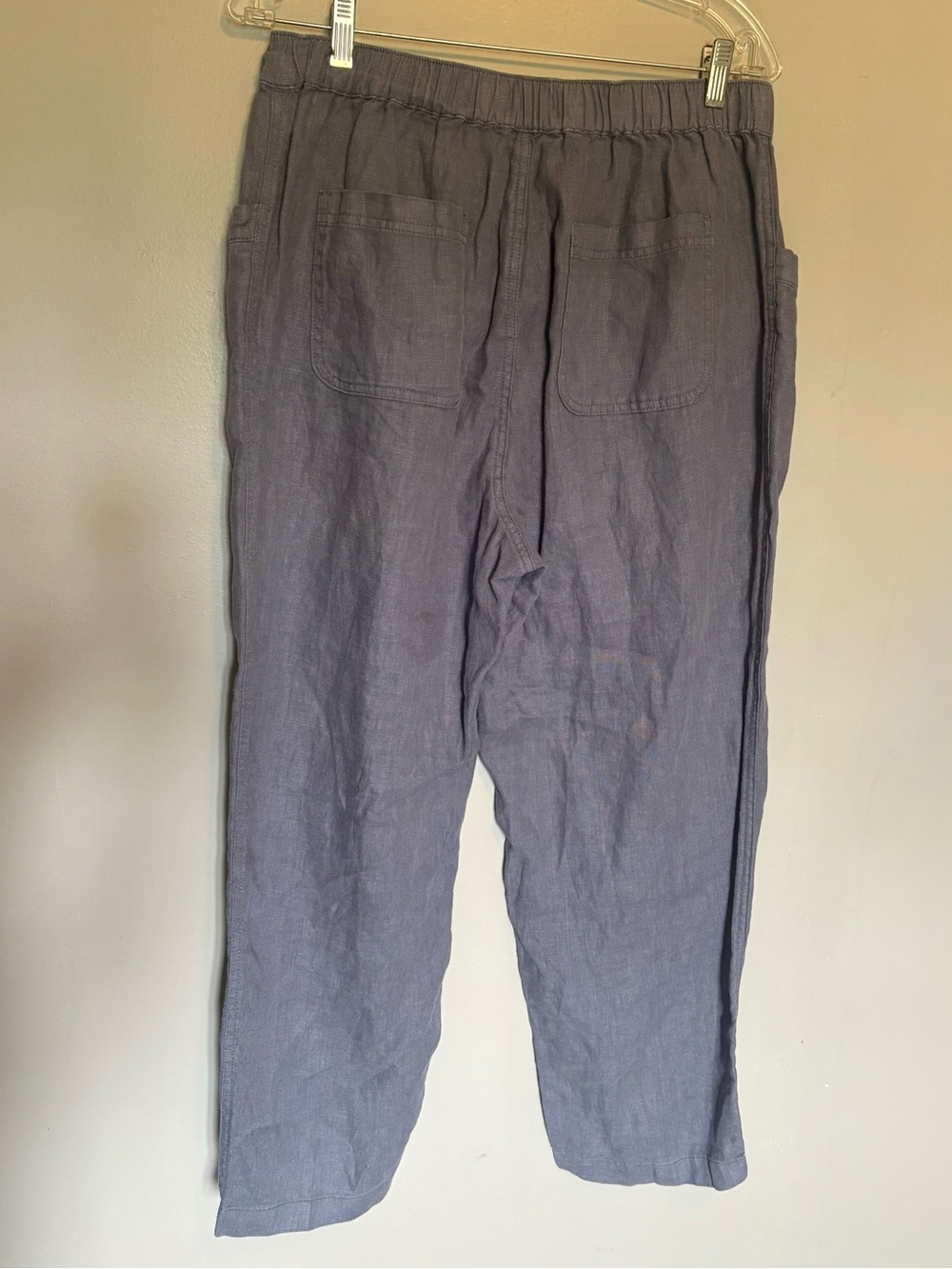 Cynthia Rowley 100% Linen Pull on Pants - Picture 3 of 5